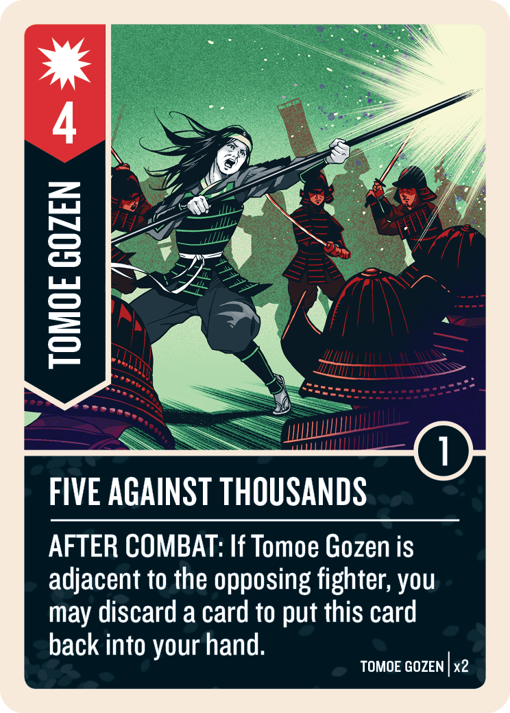 Tomoe Gozen | Decks | UmDb | Unmatched Maker